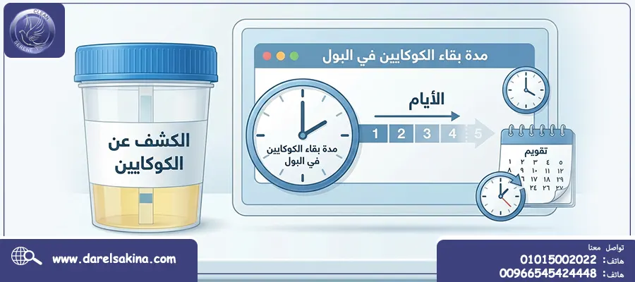 مدة بقاء الكوكايين في البول